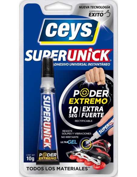 Adhesivo Instantáneo CEYS SuperUnick Poder Extremo 10G