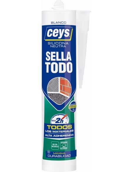 Silicona Neutra CEYS SELLATODO Blanco Cartucho 280ml
