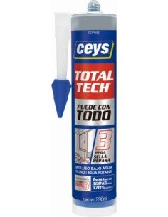 Adhesivo Sellador CEYS TOTALTECH Gris 290ml