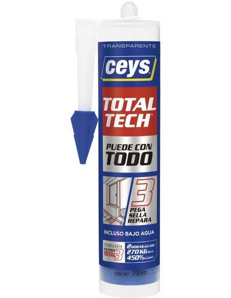 Adhesivo Sellador CEYS TOTALTECH Transparente 290ml