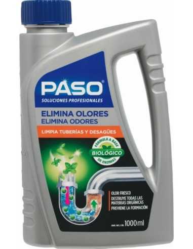 Limpiador de Tuberías y Desagües PASO Elimina Olores 1L