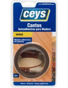 Canto Autoadhesivo para Madera CEYS Wengé 19 mm x 5 m