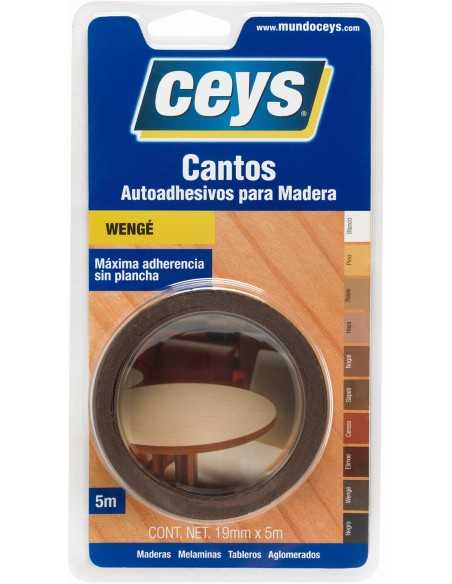 Canto Autoadhesivo para Madera CEYS Wengé 19 mm x 5 m