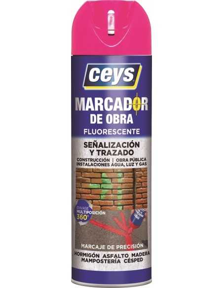 Pintura Marcador de Obra CEYS Fucsia 500ml