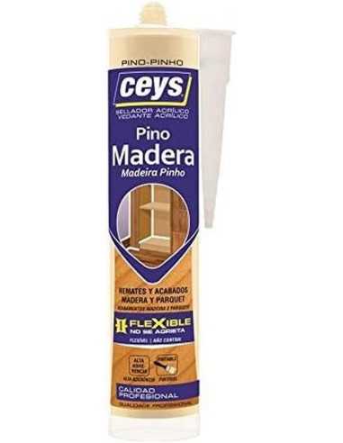 Sellador Acrílico CEYS Madera Pino - Seca Rápido - Cartucho 280 ML