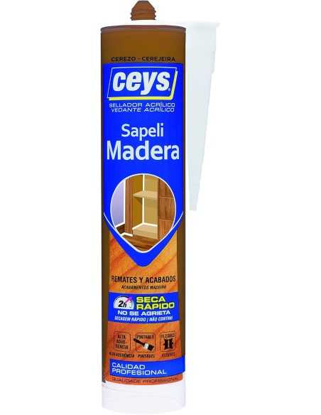 Sellador Acrílico CEYS Madera Cerezo - Seca Rápido - Cartucho 280 ML