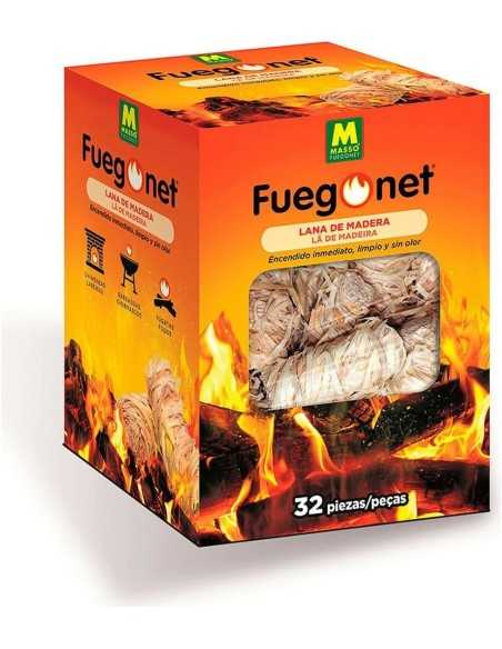 LANA DE MADERA DE ENCENDIDO 32 OVILLOS MASSO