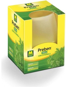Vela con Citronela 135g Preben: Protección Natural contra Insectos