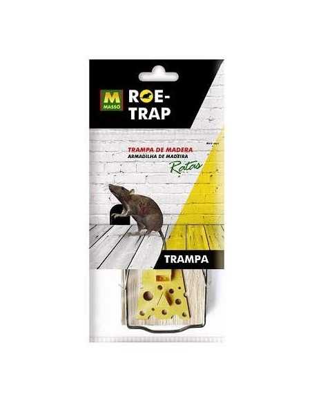 Trampa de Madera para Ratas y Ratones Roe-Trap Massó