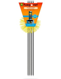 KIT 4 VARILLAS + ERIZO NYLON 150