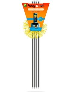 KIT 4 VARILLAS + ERIZO NYLON 150