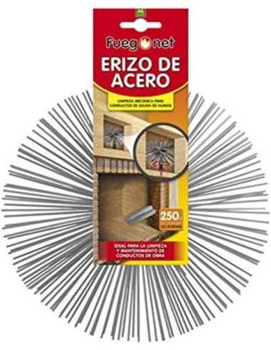 ERIZO DESHOLLINADOR DE ACERO 200MM