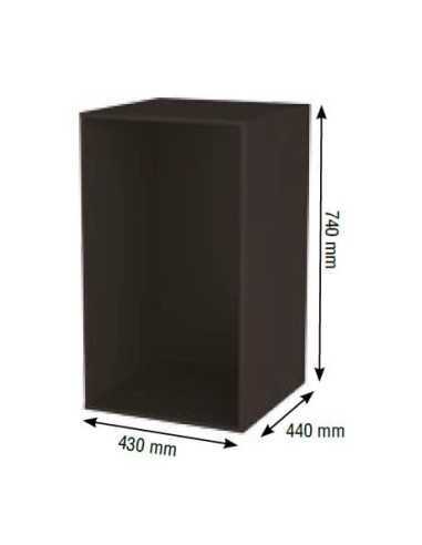 Leñero BRONPI Negro BRO378 | Hogar Cahersa