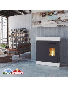 Estufa De Pellet BRONPI Cira 8 Kw Extraplana | Hogar Cahersa