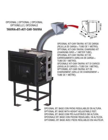 Kit De Carga BRONPI Con Rejilla Blanca 23x19 | Hogar Cahersa