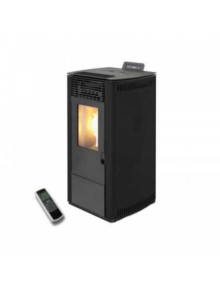 Estufa De Pellet BRONPI Tina 7kw Negro BROTI | Hogar Cahersa
