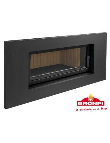 Hogar Panorámico BRONPI LONDRES Metálico con Puerta y Vermiculita