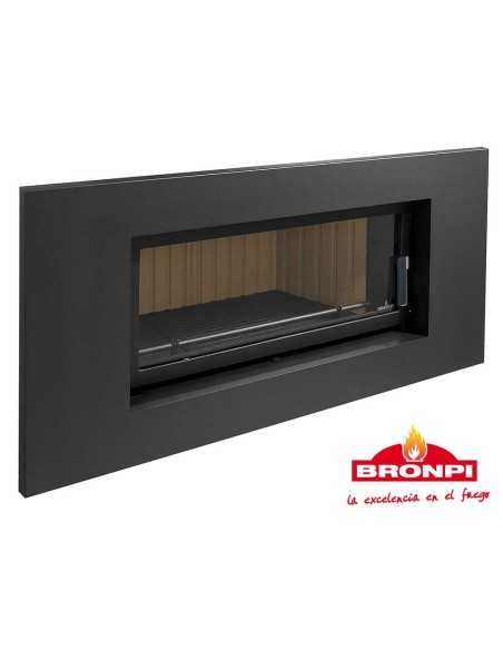 Hogar Panorámico BRONPI LONDRES Metálico con Puerta y Vermiculita