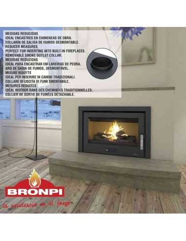 Insertable Metálico Con Turbinas Medidas Ideales Empotrar Bronpi