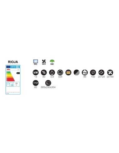 Estufa De Leña Insertable BRONPI Metálico Co | Hogar Cahersa