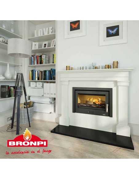 Estufa De Leña Insertable BRONPI Coliseo Met | Hogar Cahersa