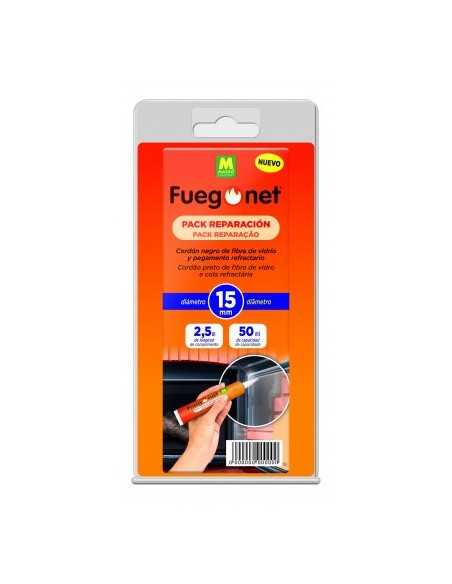 Cordón + Cola refractaria FUEGO NET Pack reparación