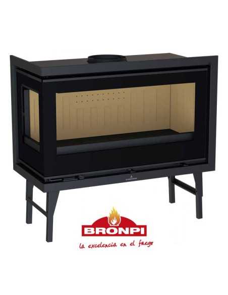 Estufa De Leña Insertable BRONPI Cairo-110-e | Hogar Cahersa