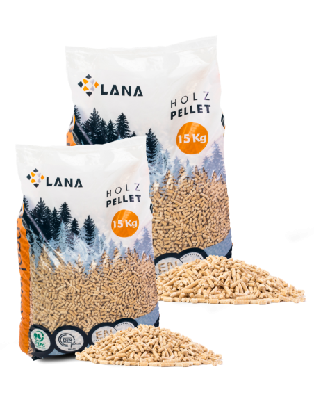 PELLETS LANA SACO 15KG BICOMBUSTIBLE ECOLOGICO