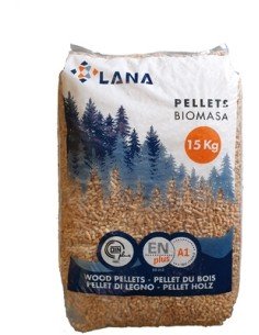 PELLETS LANA SACO 15KG BICOMBUSTIBLE ECOLOGICO