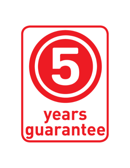 5 años de garantía