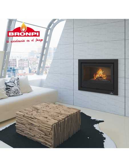 Estufa de Leña Insertable BRONPI Serie Paris 55