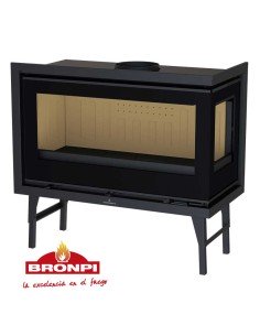Estufa De Leña Insertable BRONPI Cairo-110-e | Hogar Cahersa 2