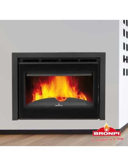 Estufa De Leña Insertable BRONPI Madrid-v Hi | Hogar Cahersa