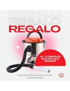 Estufa De Pellet BRONPI Tina 7kw Negro BROTI | Hogar Cahersa 2