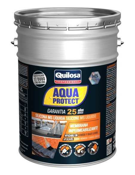 Silicona Líquida QUILOSA AQUA PROTECT MS 1Kg Blanca