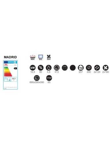 Estufa De Leña Insertable BRONPI Madrid Hier | Hogar Cahersa