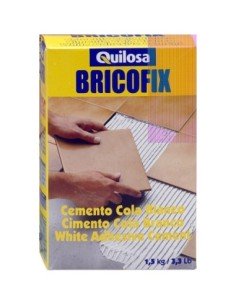 Cemento Cola QUILOSA BRICOFIX Blanco 1,5 Kg - ¡Consíguelo ahora al mejor precio!