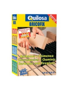 Mortero Refractario QUILOSA BRICOFIX Barbacoa y Chimeneas 1.5 kG - ¡Consíguelo ahora al mejor precio!