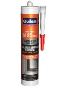 Silicona Neutra QUILOSA N 25 Sepia RAL 8014 Cartucho 300 ml - ¡Consíguelo ahora al mejor precio!