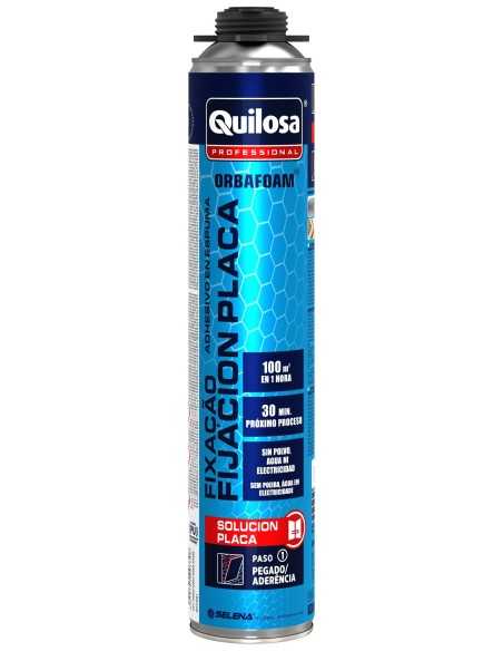 Espuma de Poliuretano QUILOSA ORBAFOAM Fijación Placa Adhesivo Azul 830 ml - ¡Consíguelo ahora al mejor precio!