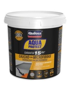 Resina Líquida de Caucho con Microfibras QUILOSA AQUA PROTECT Gris 1 Kg - ¡Consíguelo ahora al mejor precio!