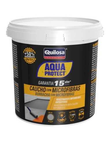 Resina Líquida de Caucho con Microfibras QUILOSA AQUA PROTECT Gris 1 Kg - ¡Consíguelo ahora al mejor precio!