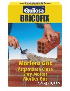 Mortero QUILOSA BRICOFIX Gris 1.5 kg - ¡Consíguelo ahora al mejor precio! 2