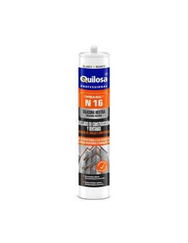 Silicona Neutra QUILOSA ORBASIL N 16T Transparente Cartucho 300 ml - ¡Consíguelo ahora al mejor precio!