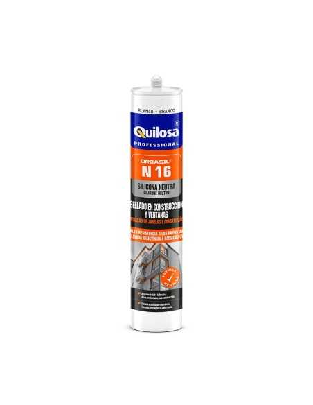 Silicona Neutra QUILOSA ORBASIL N 16T Transparente Cartucho 300 ml - ¡Consíguelo ahora al mejor precio!