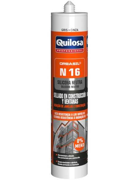 Silicona Neutra QUILOSA ORBASIL N 16T Transparente Cartucho 300 ml - ¡Consíguelo ahora al mejor precio!