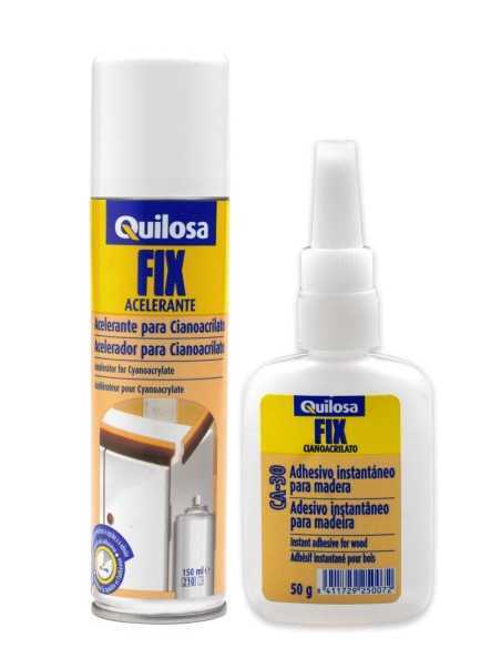 Adhesivo de Cianoacrilato + Activador QUILOSA FIX KIT CA-30 - ¡Consíguelo ahora al mejor precio!