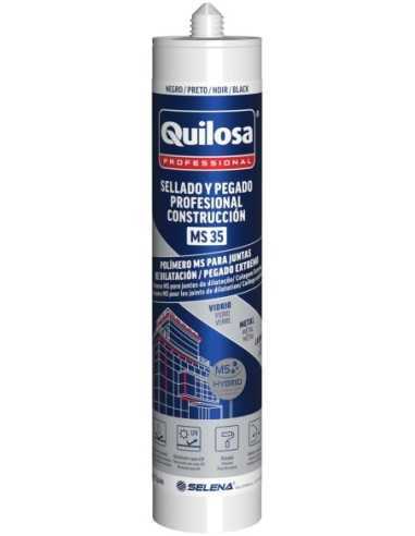 Sellador y adhesivo QUILOSA POLIMERO MS-35 PLUS negro 300ml - ¡Consíguelo ahora al mejor precio!