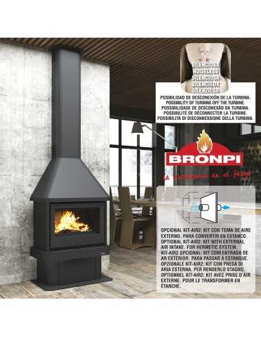 Chimenea de Leña BRONPI LISBOA-3C