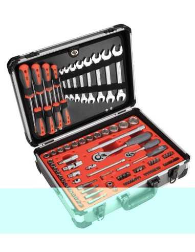 Maleta De Aluminio Con Herramientas ALYCO ORANGE